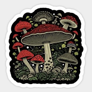 Fly agaric mushroom Sticker